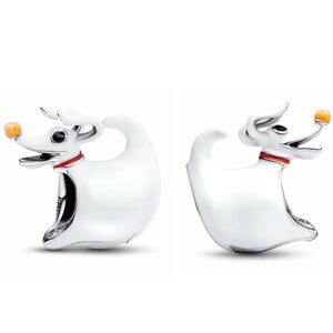 Sterling Silver Pandora Style Disney Glow-in-the Dark ZERO charm